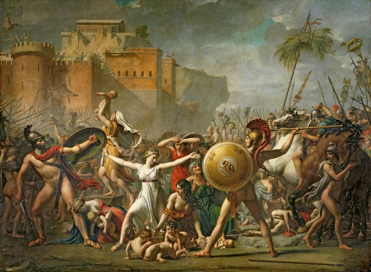 A szabin nők, 1799 alkotó: Jacques Louis David