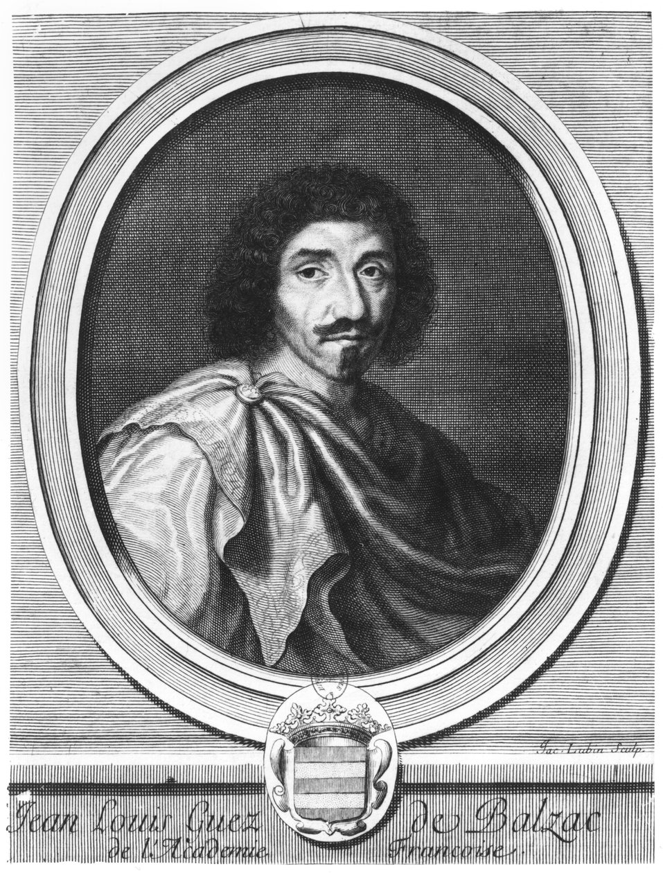 Jean Louis Guez de Balzac (1597-1654) alkotó: Jacques Lubin