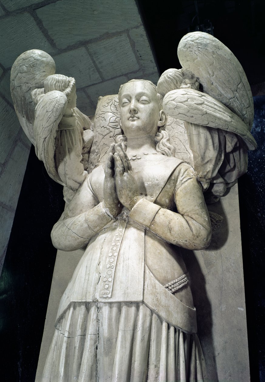 Sorel Ágnes sírja (1422-50 körül) 1450-59 (részlet) alkotó: Jacques Morel