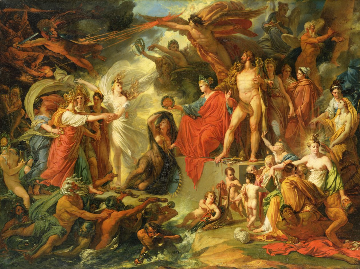 A civilizáció diadala, 1794-98 körül alkotó: Jacques Reattu