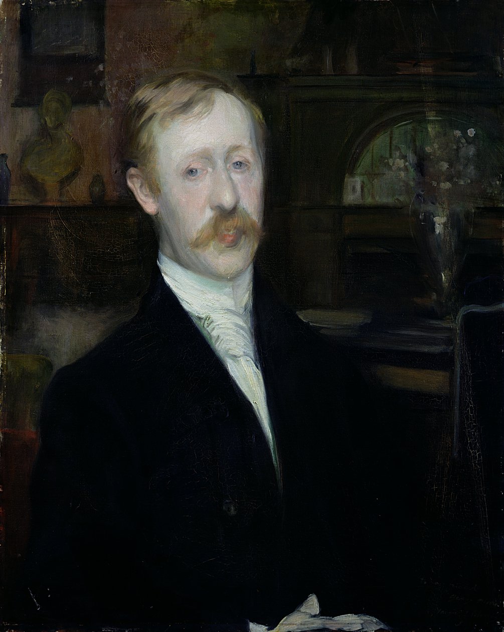 George Moore portréja (1852-1933) alkotó: Jacques Emile Blanche