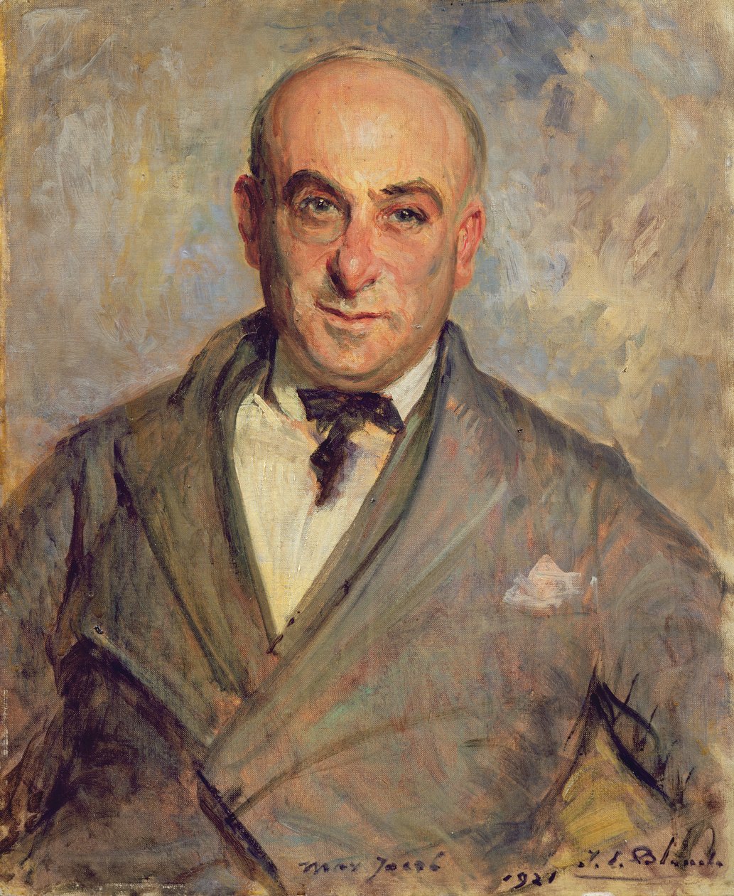 Max Jacob (1876-1944) portréja 1921 alkotó: Jacques Emile Blanche
