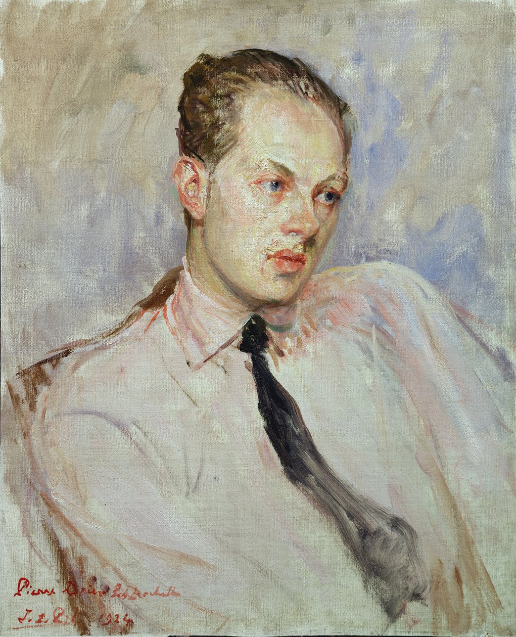 Tanulmány Pierre Drieu La Rochelle (1893-1945) portréjához, 1924 alkotó: Jacques-Emile Blanche