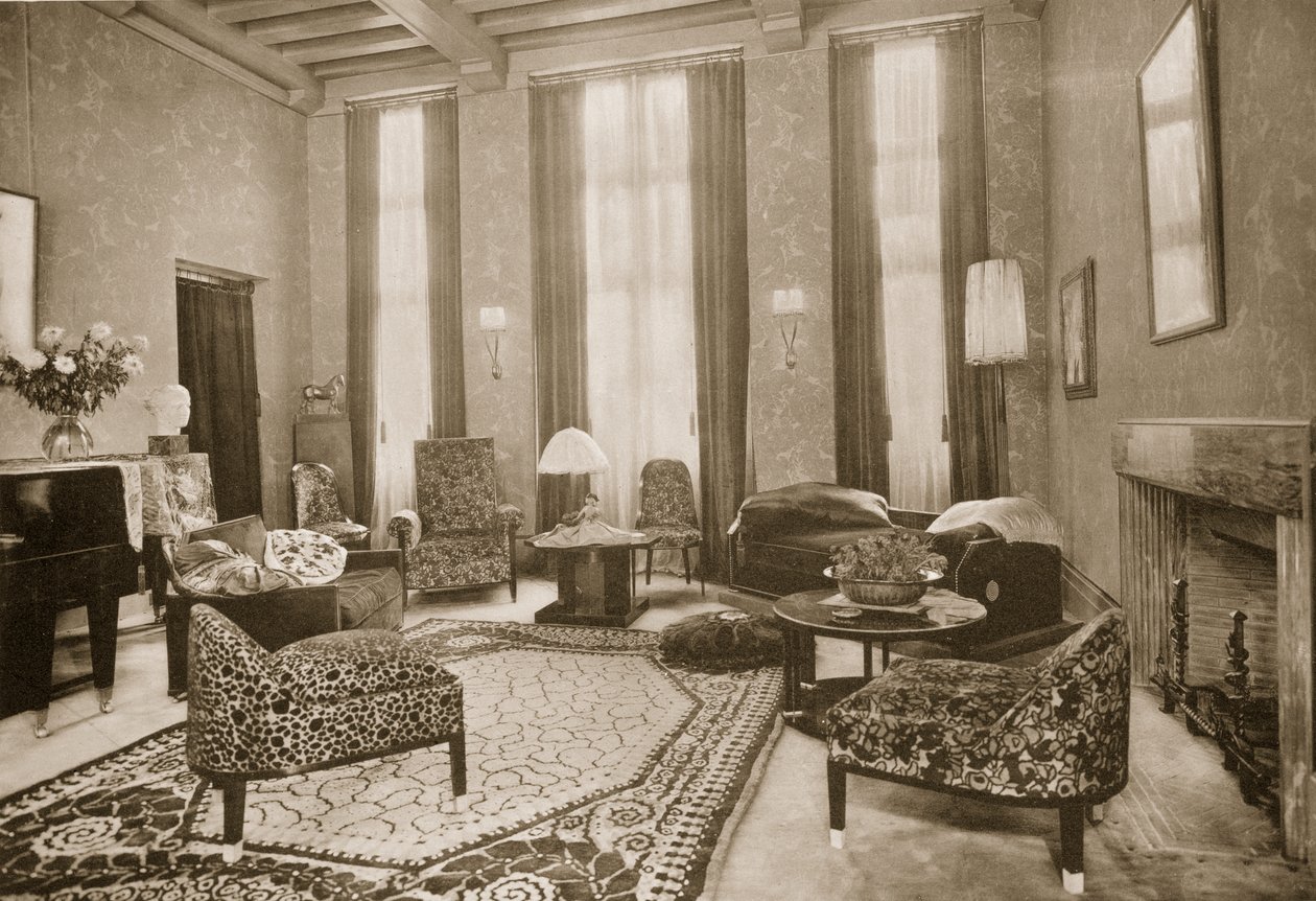 Társalgó, 1930 alkotó: Jacques Emile Ruhlmann