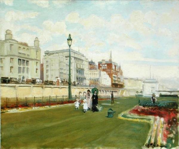 Brighton, 1900-2005 körül (olaj, vászon) alkotó: Jacques Emile Blanche