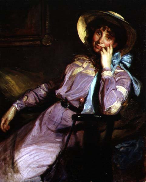 Miss M.D. McEwen portréja (olaj, vászon) alkotó: Jacques Emile Blanche