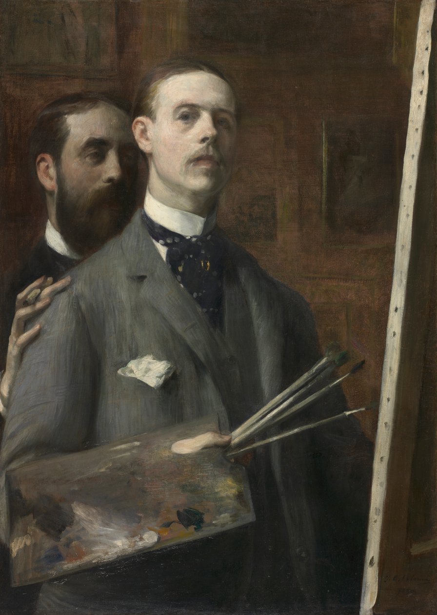 Önarckép Raphael de Ochoával alkotó: Jacques Emile Blanche
