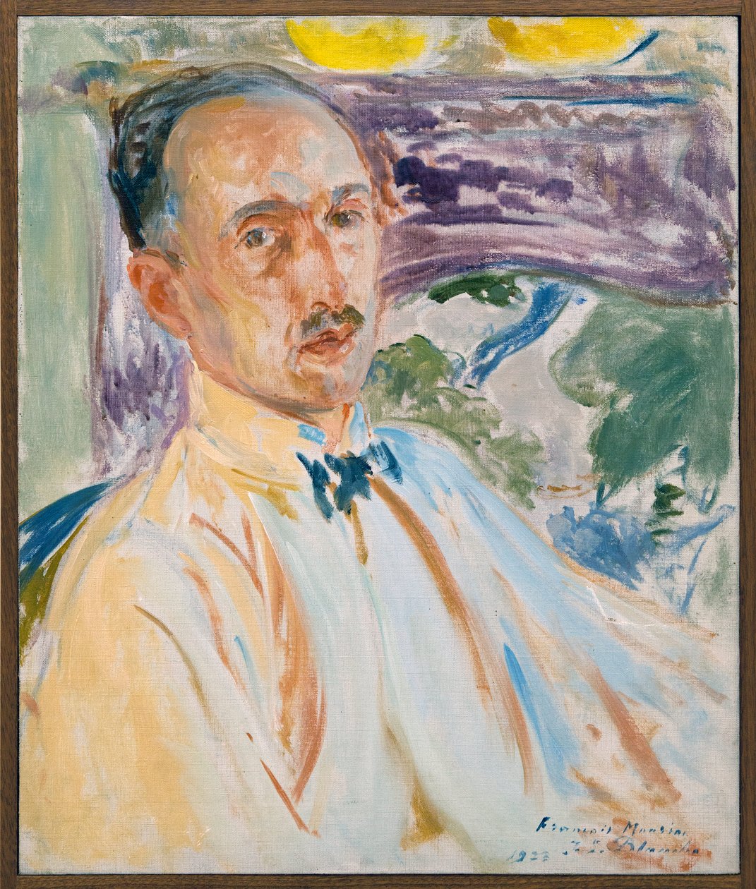 Tanulmány François Mauriac (1885-1970) francia író portréjához, Jacques Émile Blanche (1861-1942) festménye 1923-ban. Fényképészet, KIM Youngtae, Rouen, Rouen Szépművészeti Múzeum. alkotó: Jacques Emile Blanche
