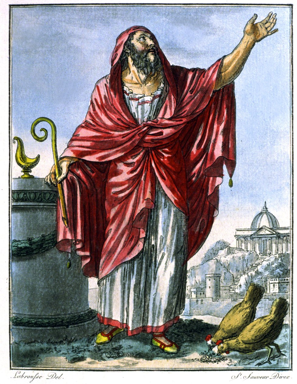 római augur alkotó: Jacques (after) Grasset de Saint Sauveur