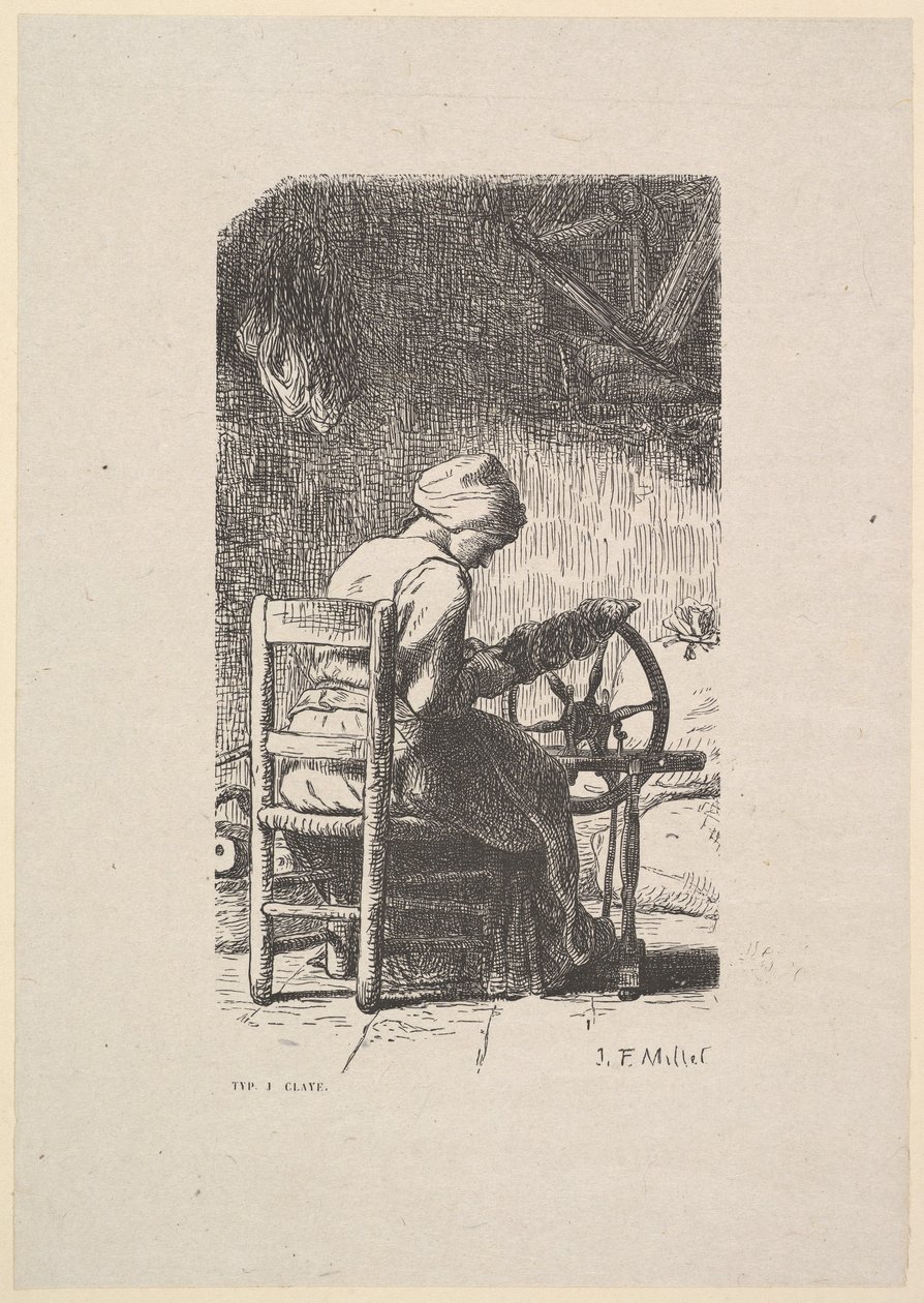 A fonó, 1853. alkotó: Jacques Adrien Lavieille