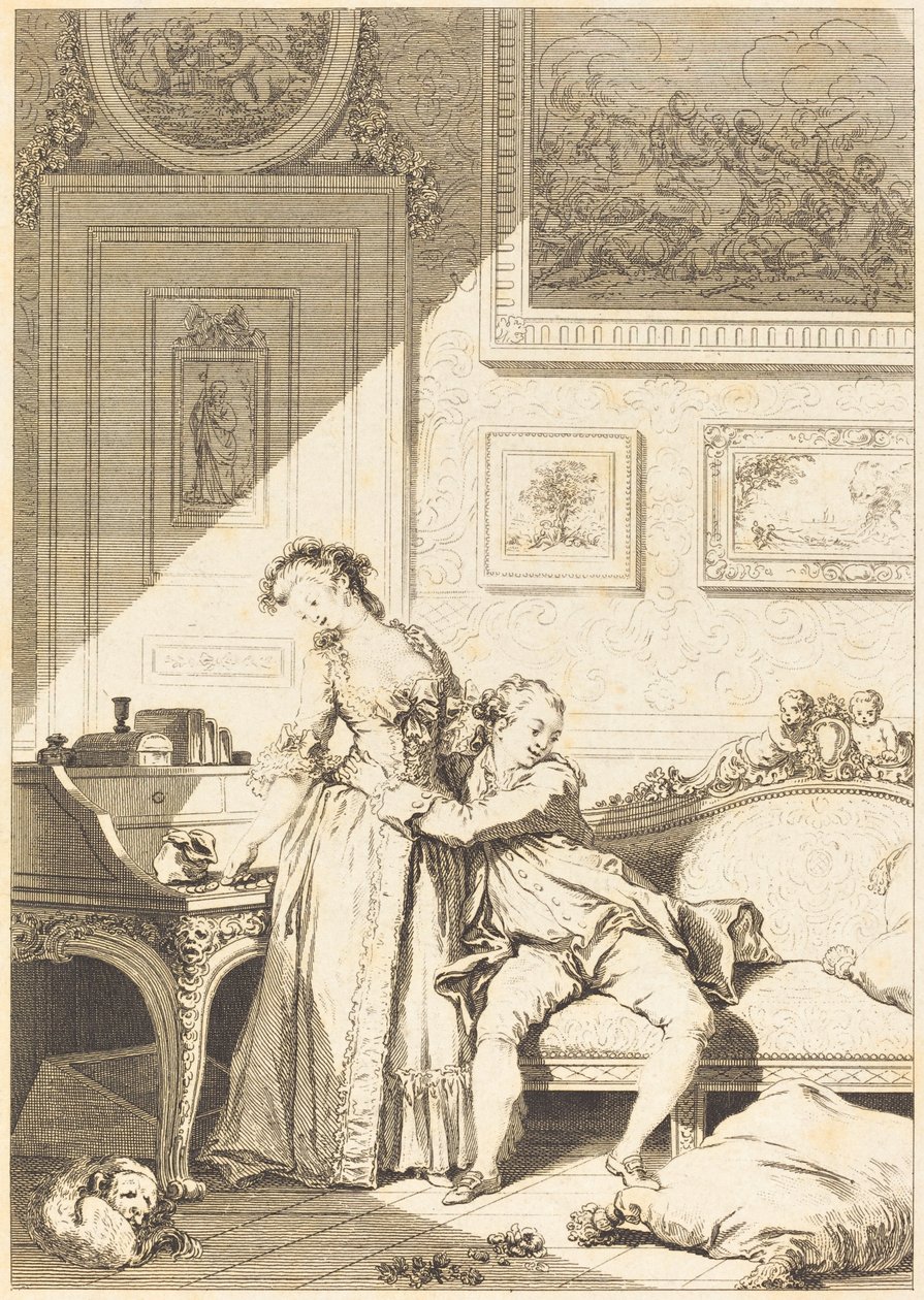 Egy fösvény gáláns szélhámos nő alkotó: Jacques Aliamet and Antoine Jean Duclos after Jean Honoré Fragonard