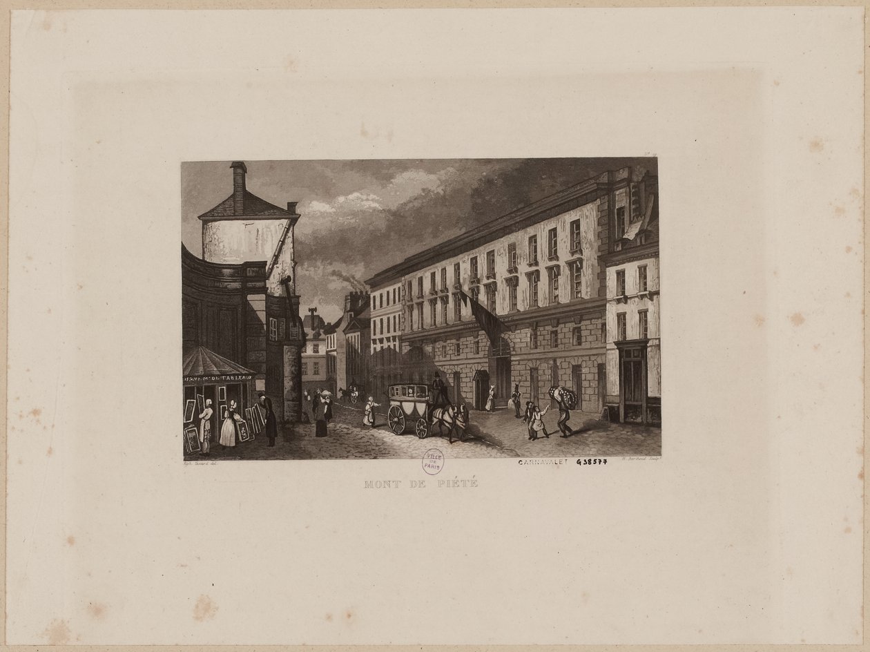 A kegyesség hegye, 1864 előtt (akvatinta) alkotó: Jacques Alphonse (after) Testard