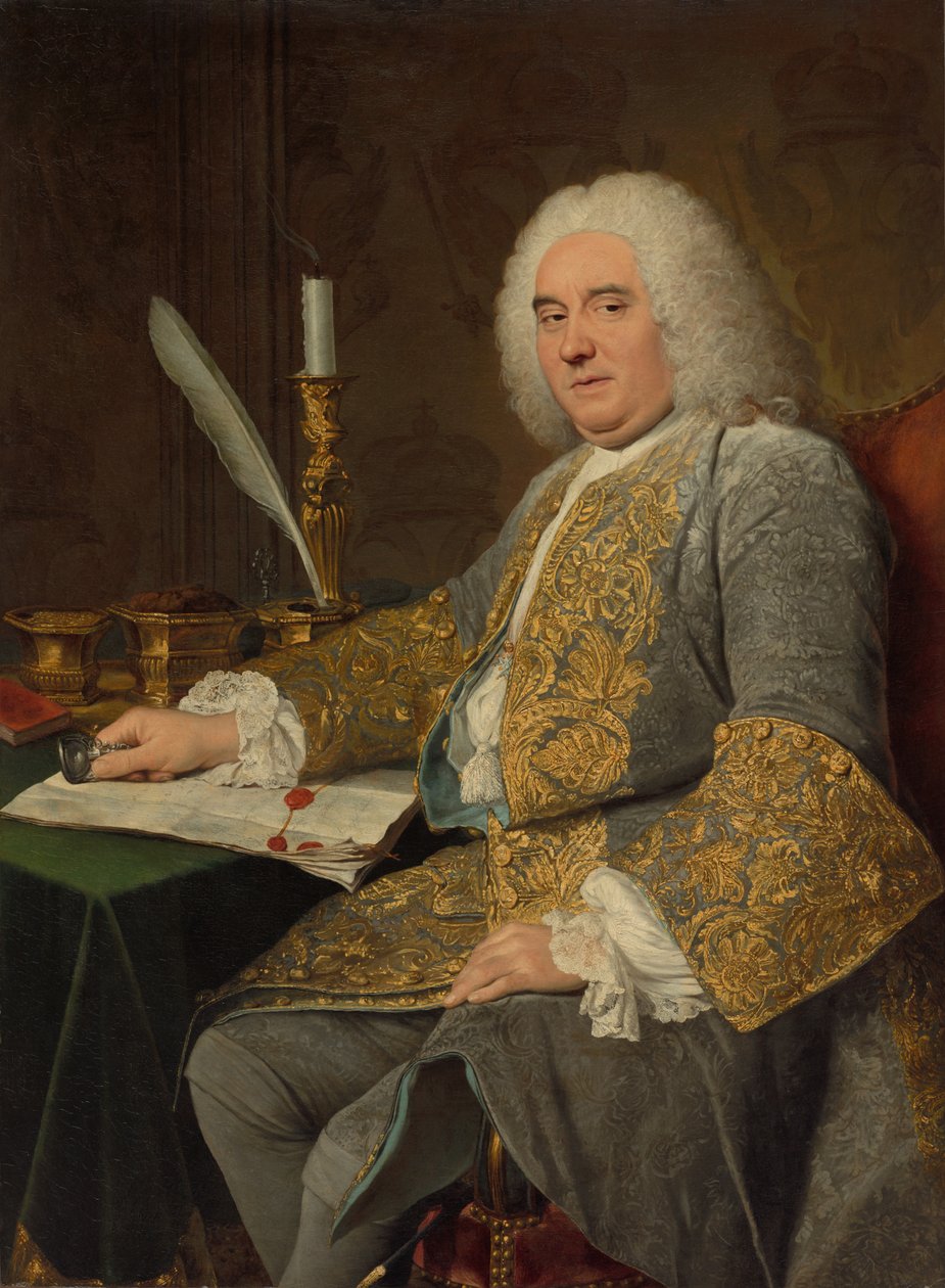 Jean-Gabriel du Theil portréja a bécsi szerződés aláírásakor alkotó: Jacques André Joseph Aved