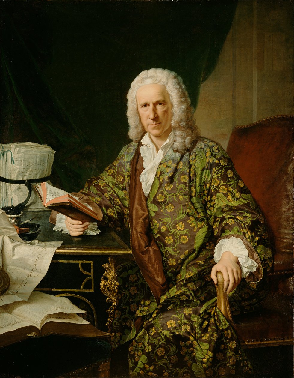 Marc de Villiers, a király titkárának, vezető pénzügyi ügyintézőnek portréja alkotó: Jacques Andre Joseph Camelot Aved