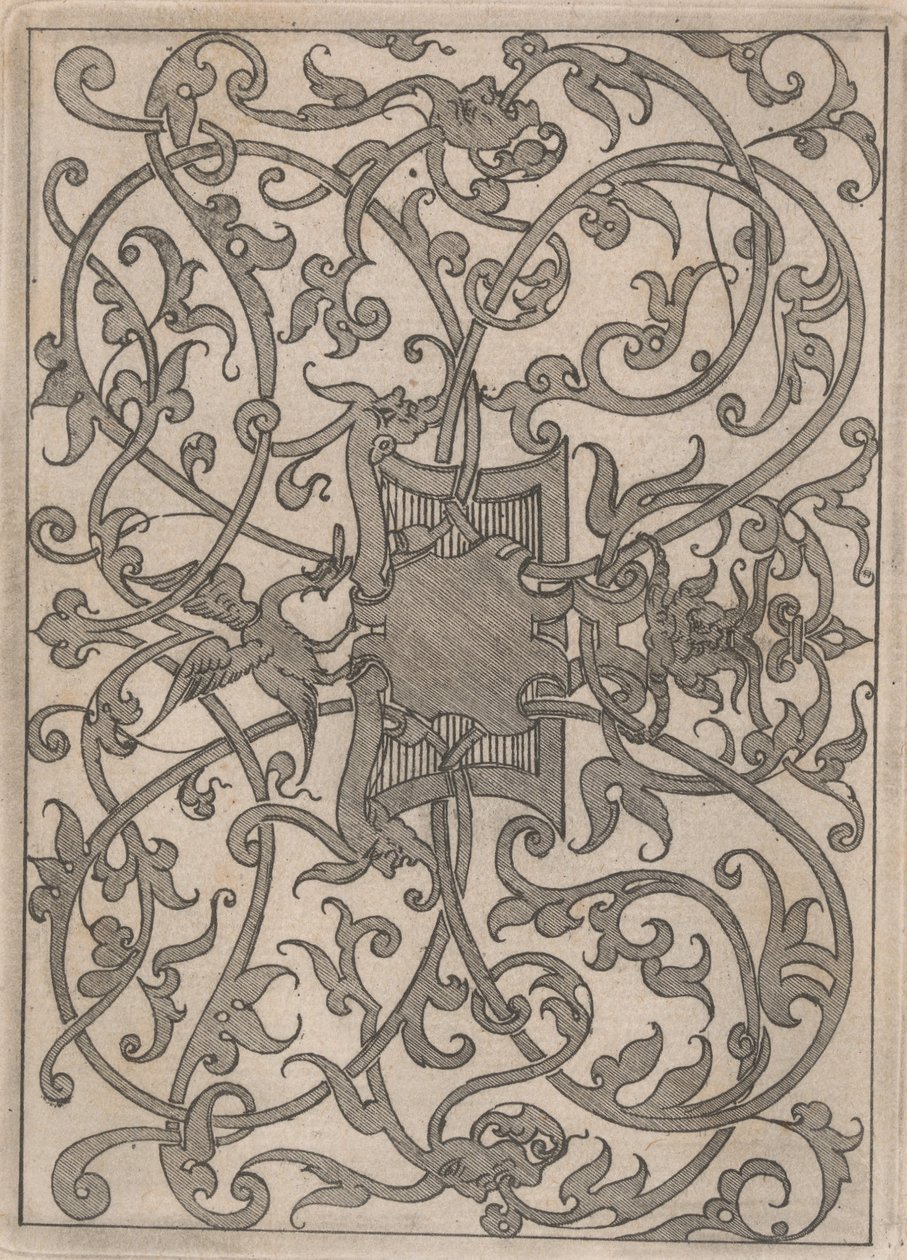Példányok a „Moreszkát tartalmazó könyv” 4. tábla után, 19. század. alkotó: Jacques Androuet Du Cerceau