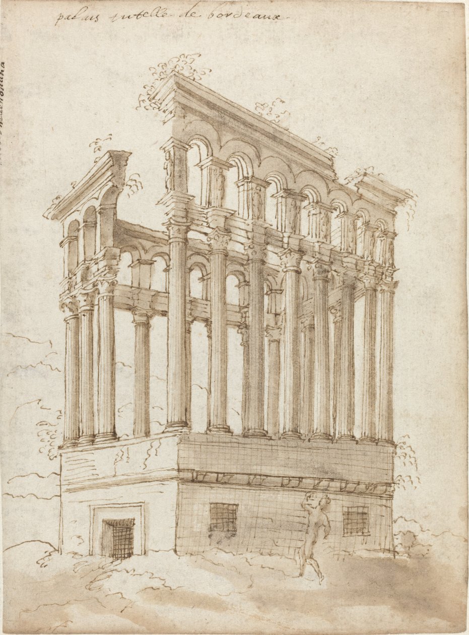 A "Palais Tutelle" Bordeaux közelében alkotó: Jacques Androuet Ducerceau I