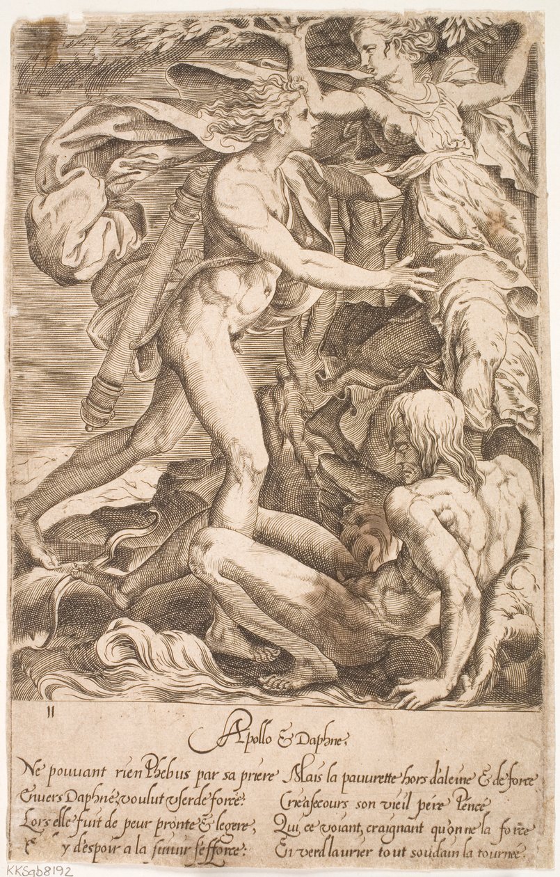 Apollo és Daphne alkotó: Jacques Androuet Ducerceau d.Æ.