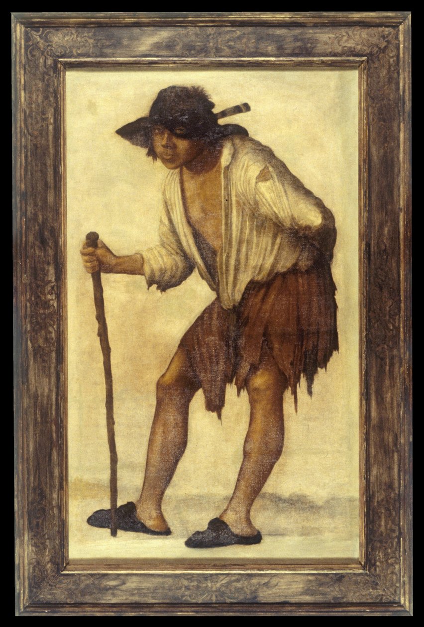 Koldus, aki a kalapján keresztül néz alkotó: Jacques Bellange