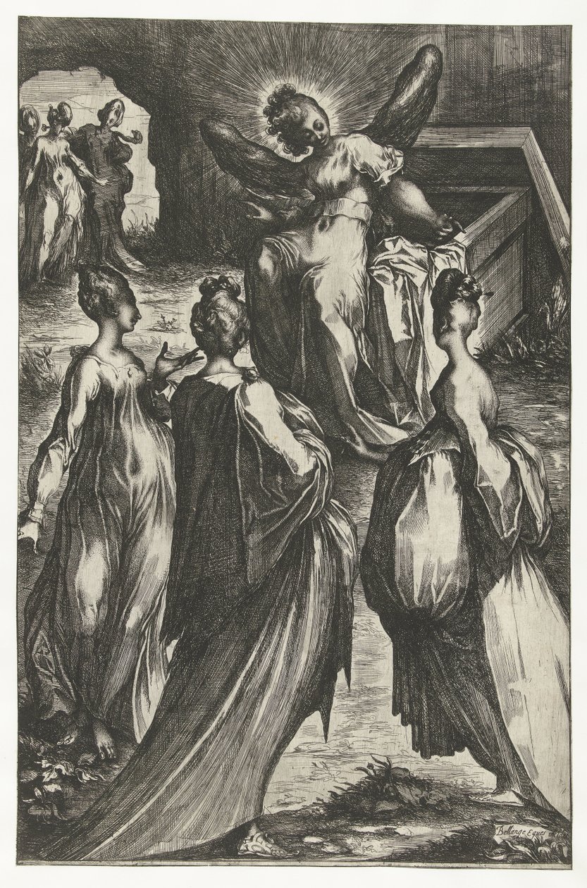 Három Mária a sírnál alkotó: Jacques Bellange