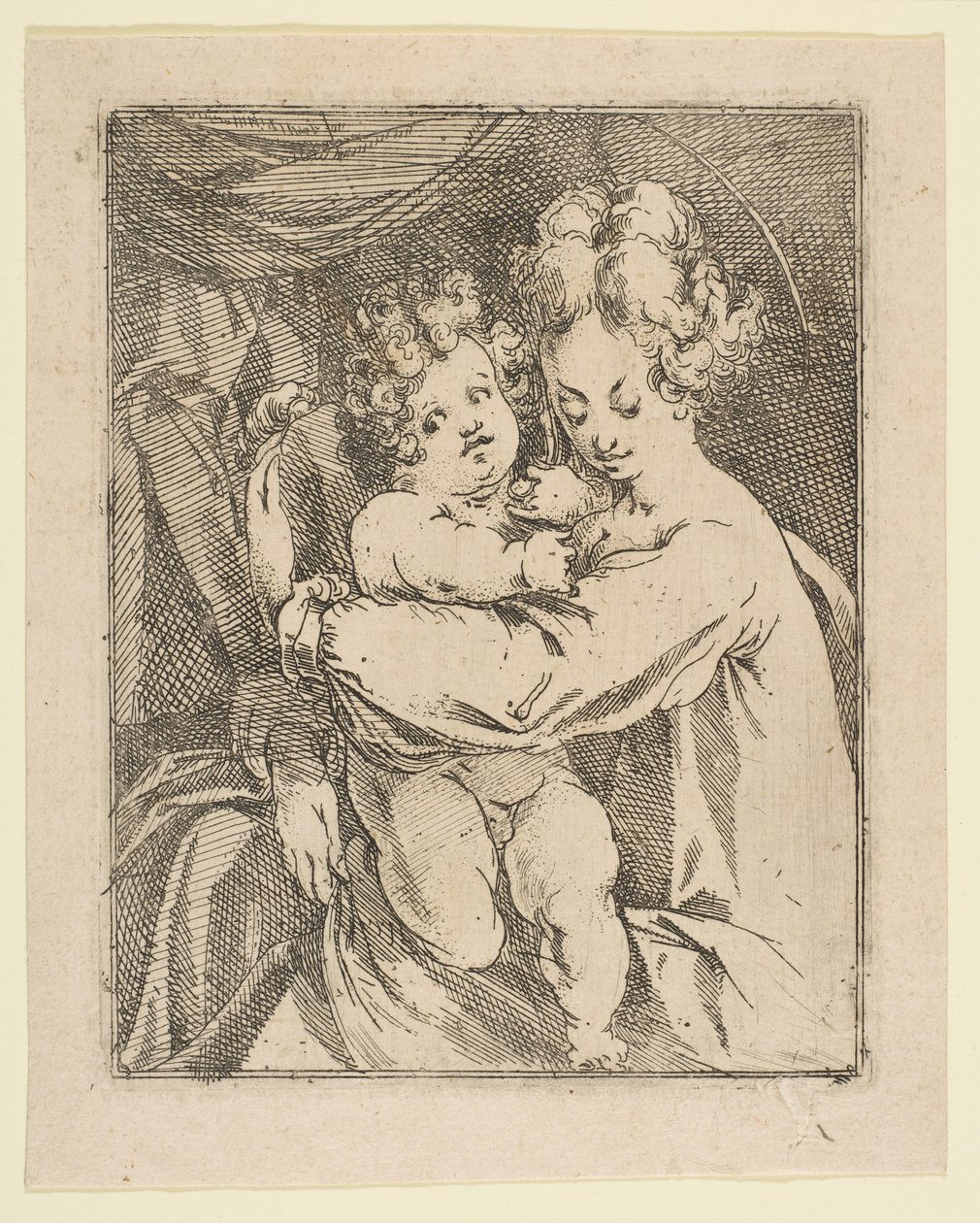 Madonna és gyermeke, 1612-16. alkotó: Jacques Bellange