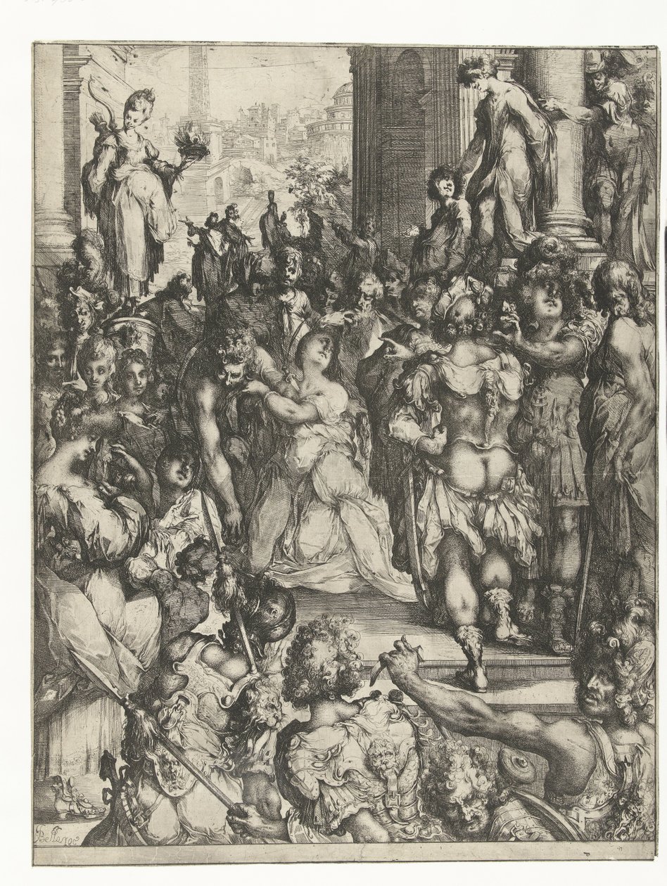 Szent Lucia mártíromsága alkotó: Jacques Bellange