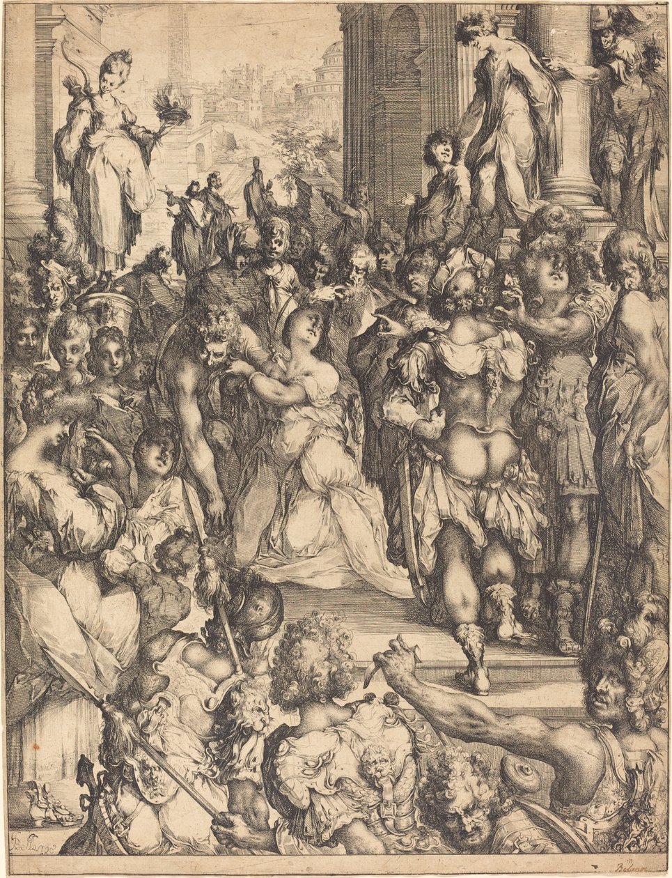 Szent Lucia mártíromsága alkotó: Jacques Bellange