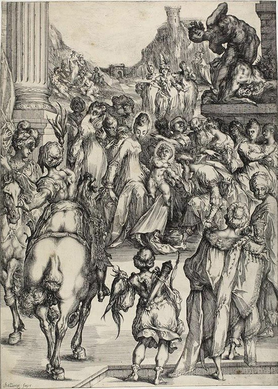 A mágusok imádása alkotó: Jacques Bellange
