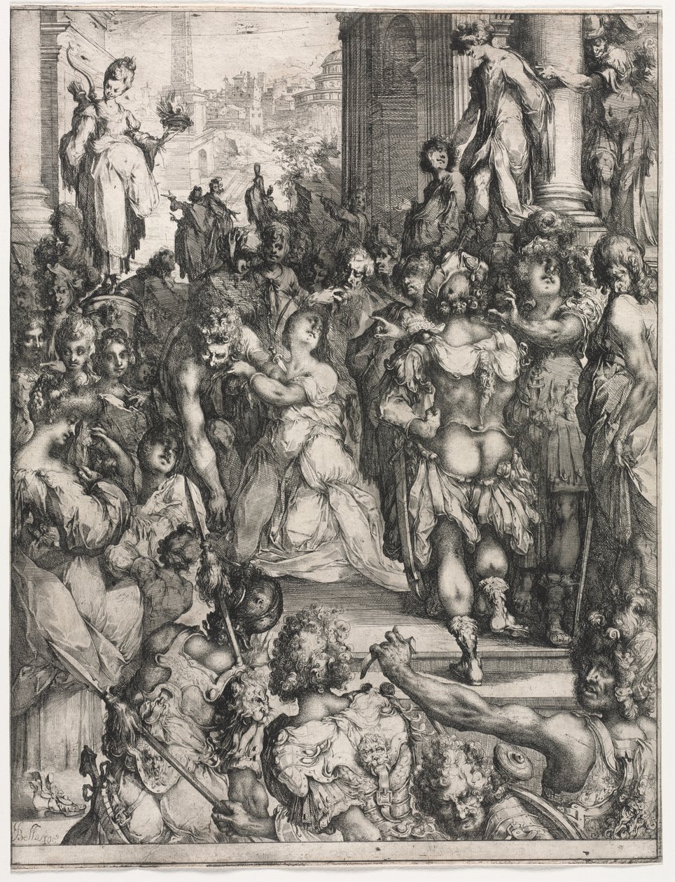 Szent Lucy mártíromsága alkotó: Jacques Bellange