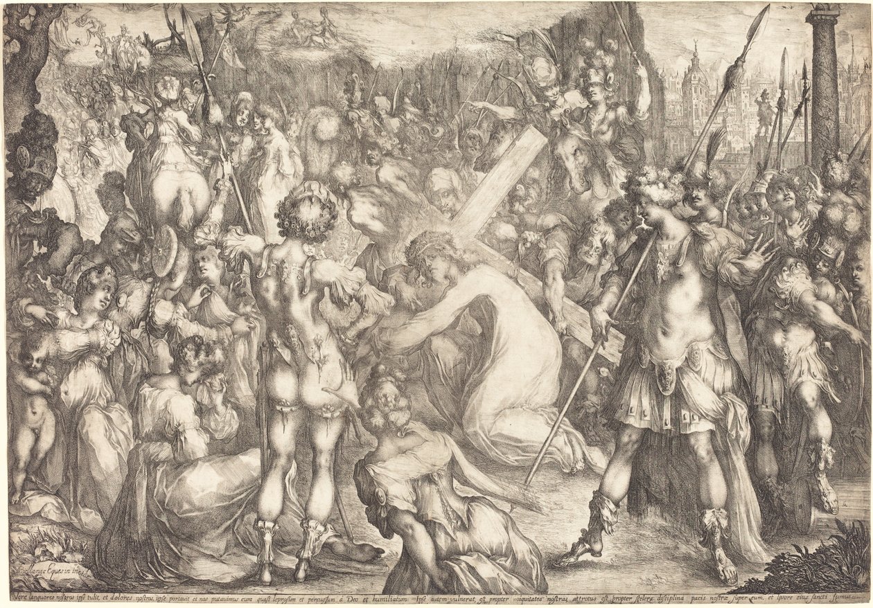 Út a Kálváriához alkotó: Jacques Bellange
