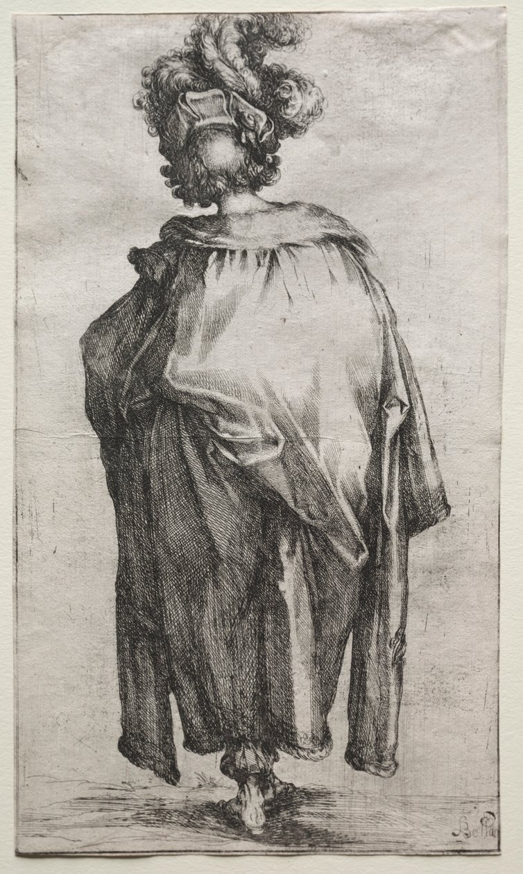 A három mágus: Melchior, c. 1615. alkotó: Jacques Bellange