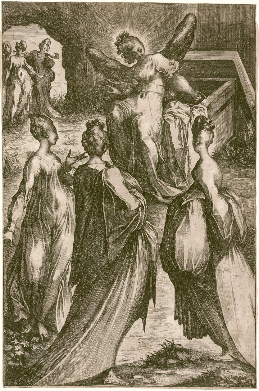 Három Mária a sírnál alkotó: Jacques Bellange
