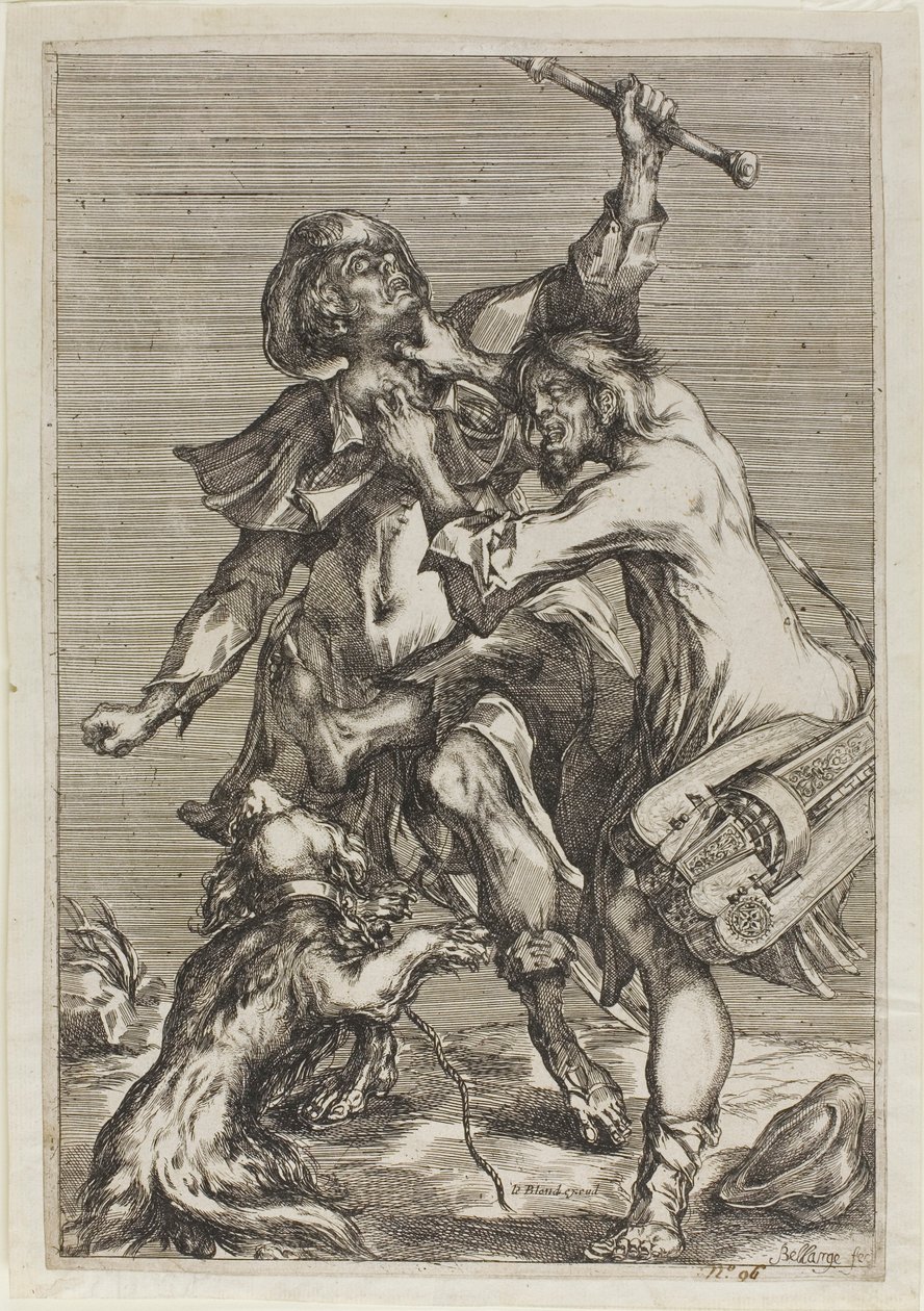 Két koldus harcol alkotó: Jacques Bellange