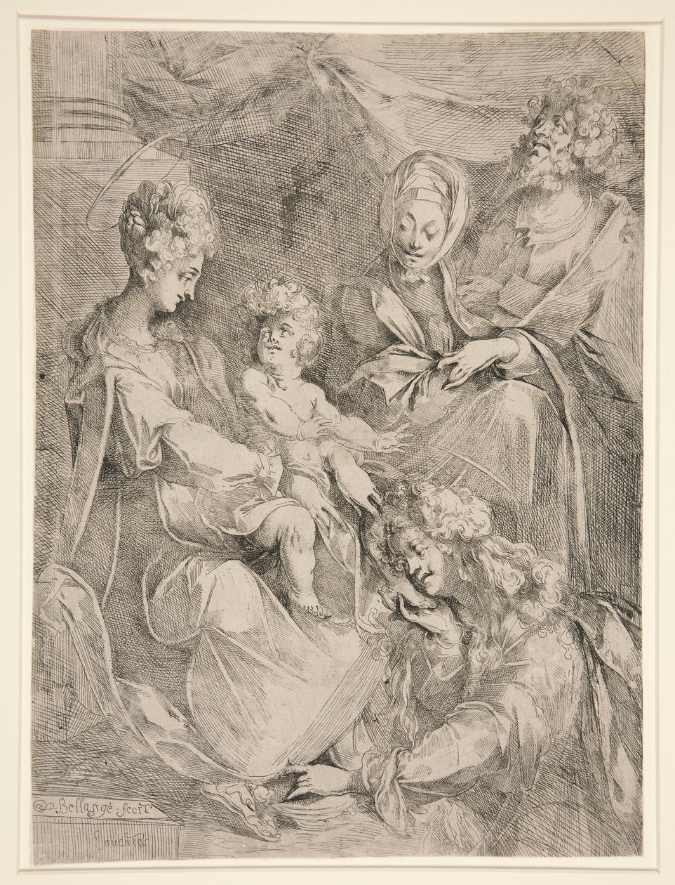 Szűz és gyermek a szentekkel alkotó: Jacques Bellange