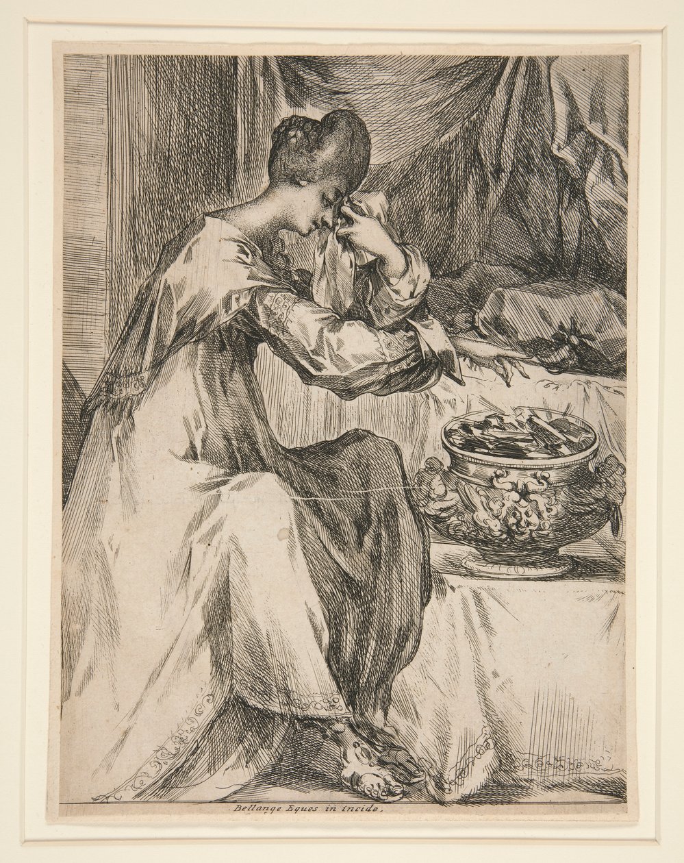 Nő a Brazierben alkotó: Jacques Bellange