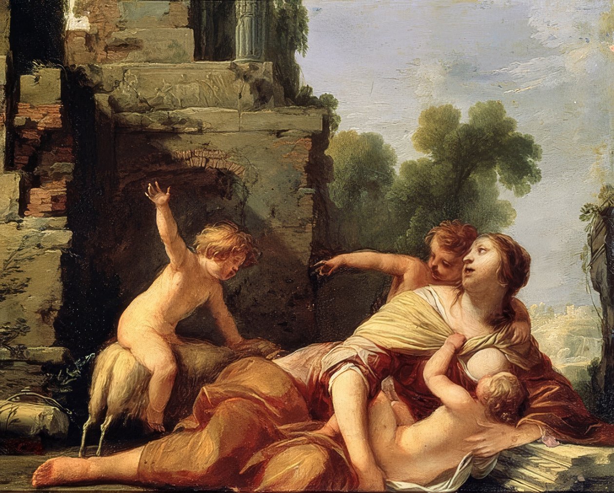 Az irgalmasság allegóriája alkotó: Jacques Blanchard