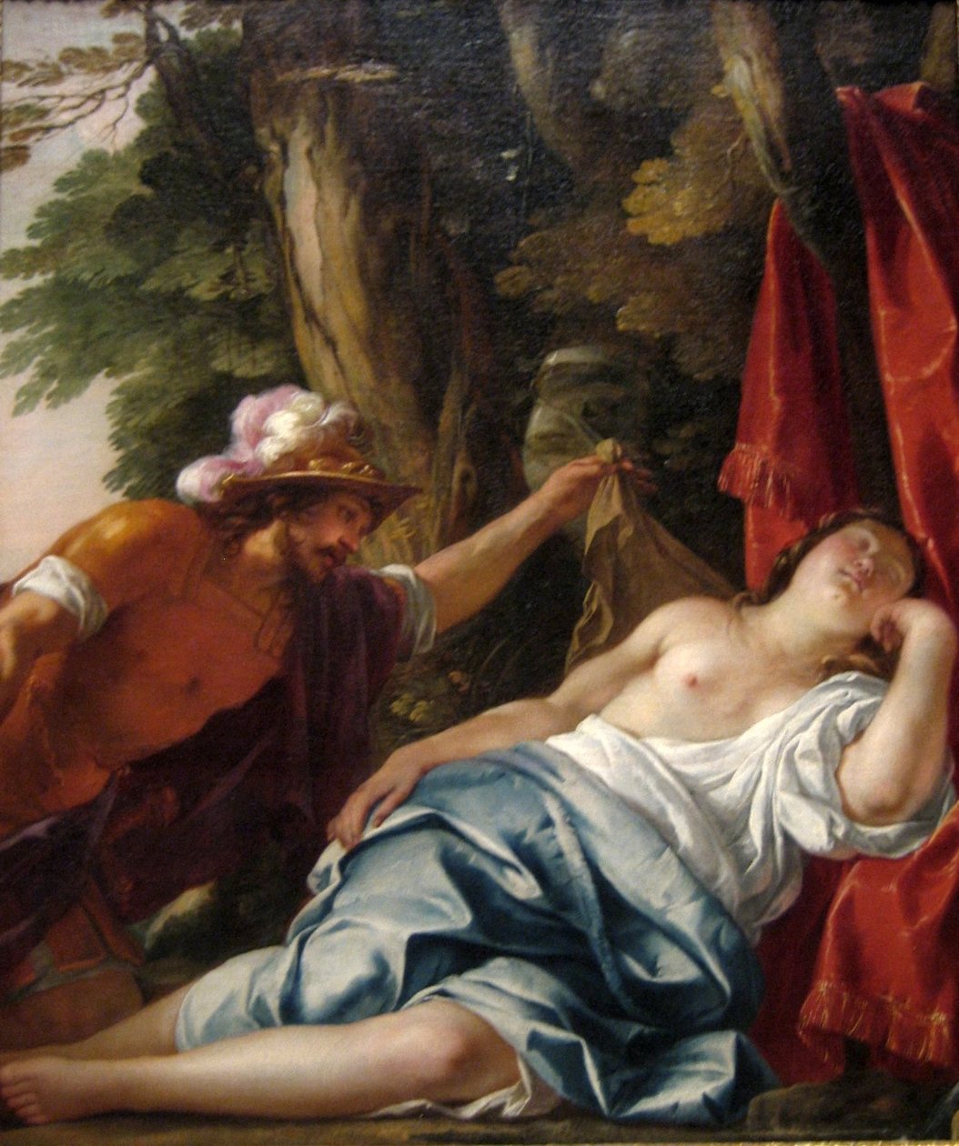 Franciául:  Mars et la vierge vestale Mars és a Vesta-szűz alkotó: Jacques Blanchard