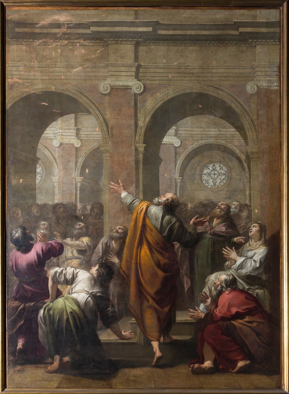 A Szentlélek leszállása alkotó: Jacques Blanchard