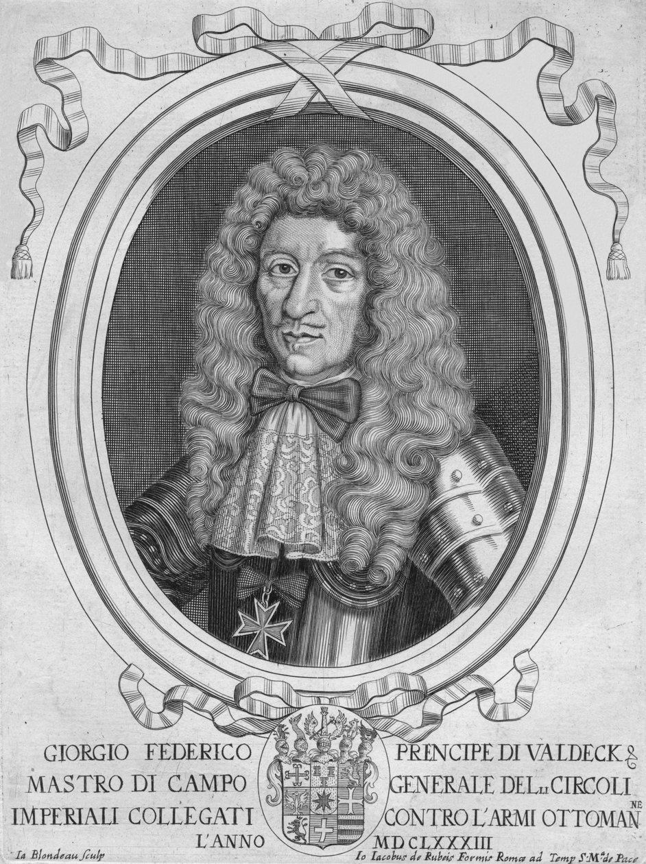 Georg Friedrich Waldeck hercege, 1690-es évek. alkotó: Jacques Blondeau