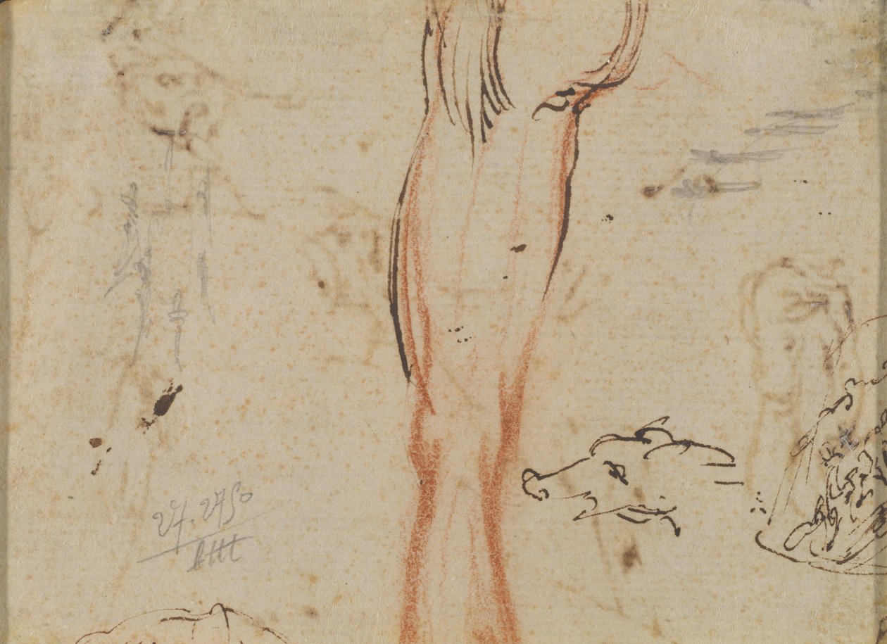 Egy láb és egy disznófej alkotó: Jacques Callot
