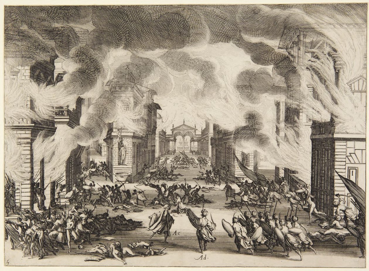 5. felvonás a „Soliman” című sorozatból alkotó: Jacques Callot
