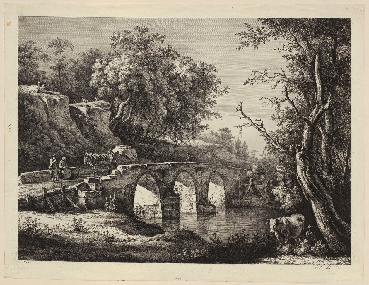 A nancy-i Rue Neuve látképe alkotó: Jacques Callot