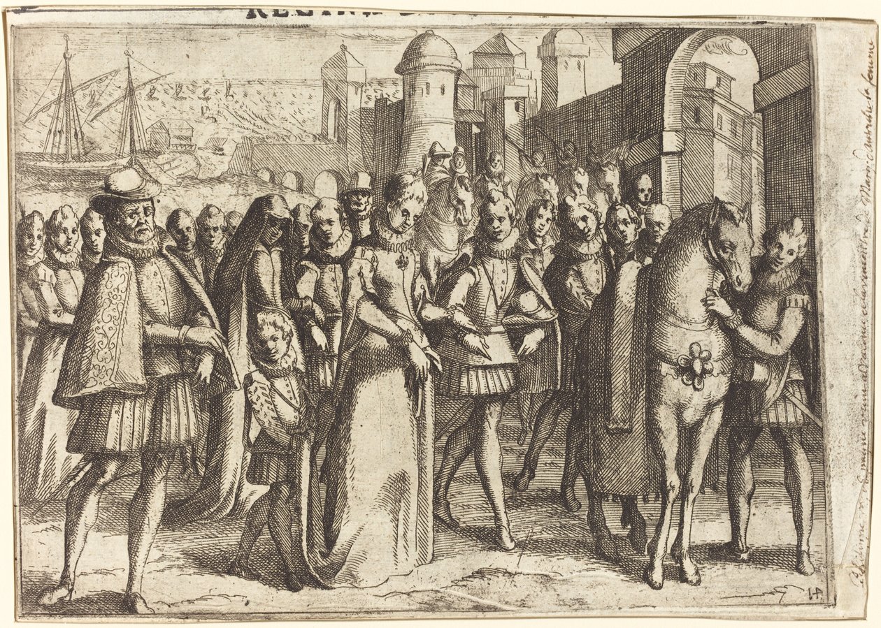 Érkezés Valenciába [recto] alkotó: Jacques Callot