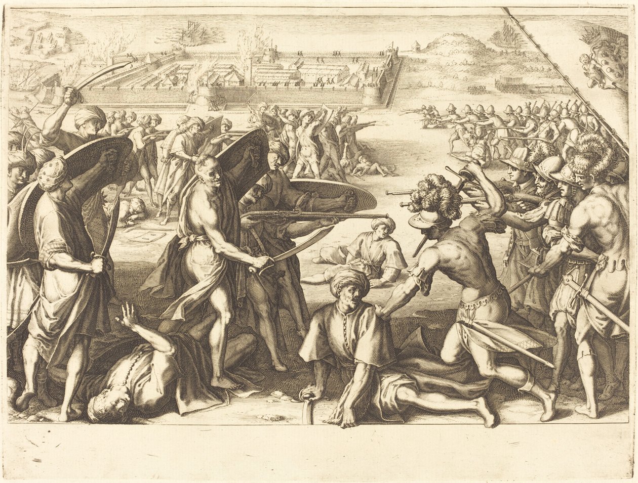 Roham a csont külső erődjei ellen alkotó: Jacques Callot