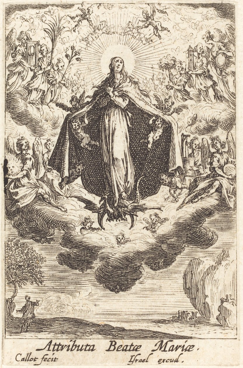 A Szűz attribútumai alkotó: Jacques Callot