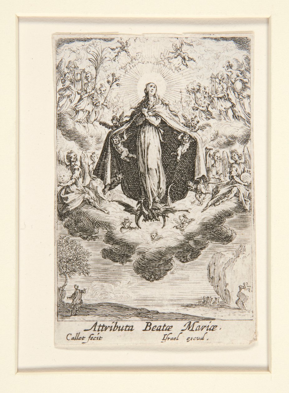 A Szűz attribúciói, sz. 14 A Szűz életéből alkotó: Jacques Callot