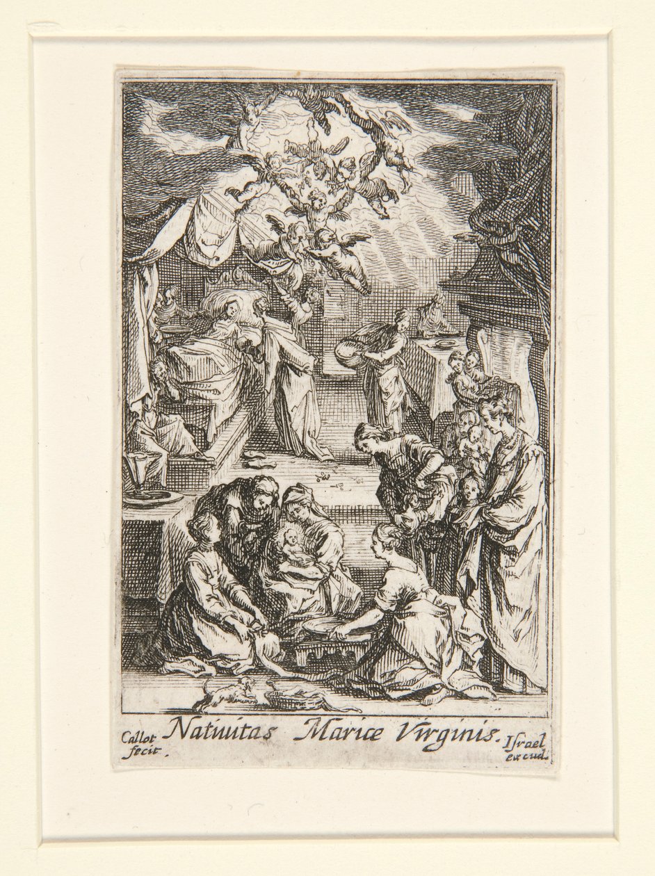 Szűz születése, sz. 2 A Szűz életéből alkotó: Jacques Callot