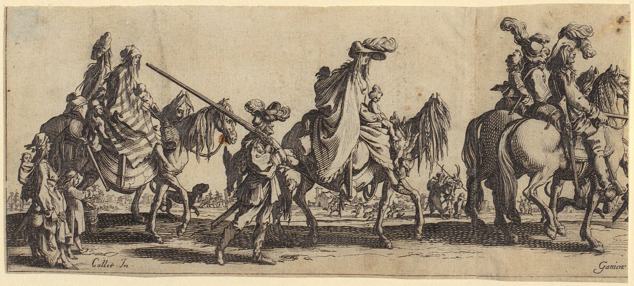 A bohémek [vándorok] úton alkotó: Jacques Callot