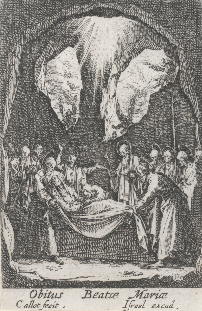 Szűzanya temetése, sz. 12 A Szűz életéből alkotó: Jacques Callot