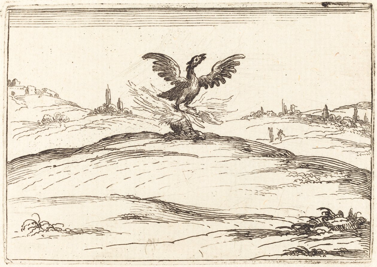 Égő Főnix alkotó: Jacques Callot