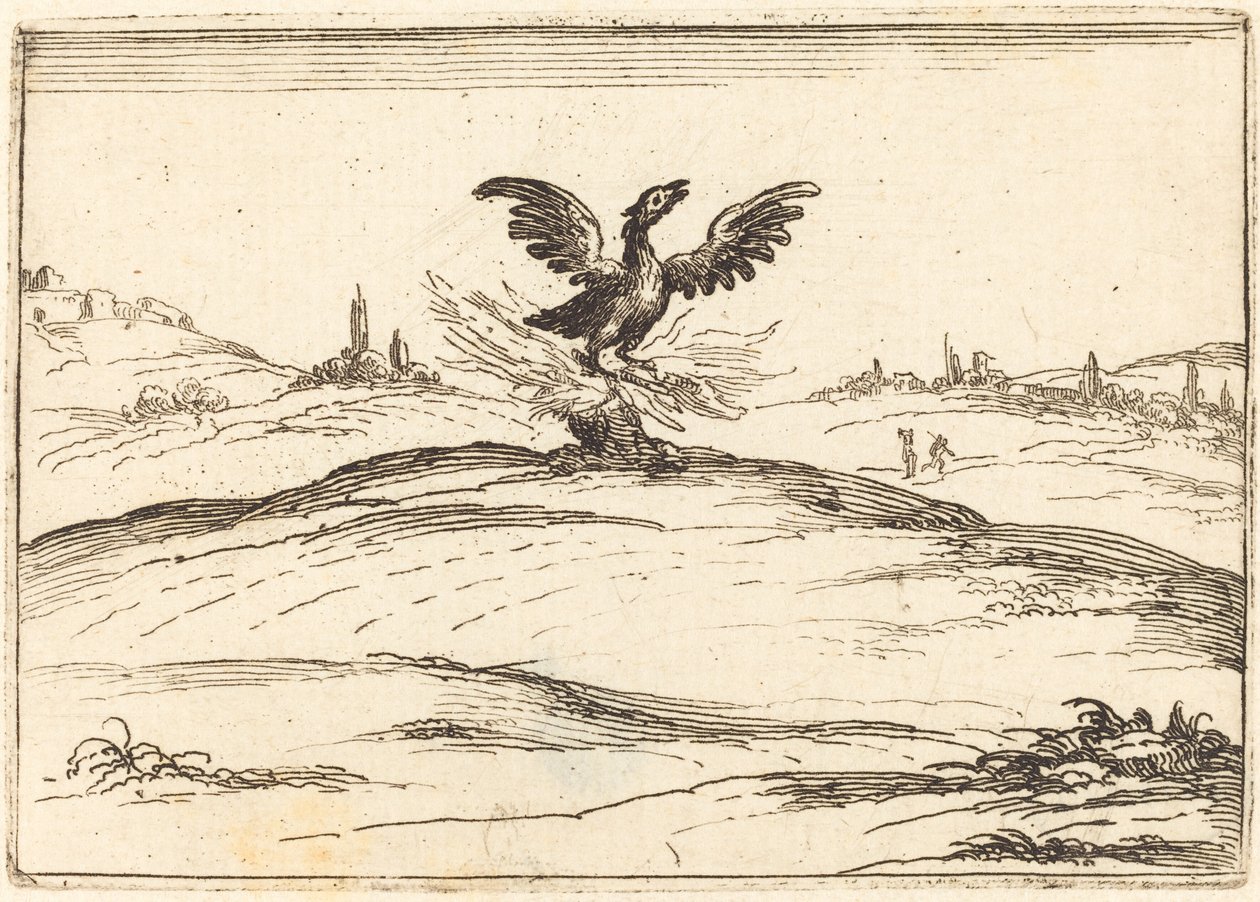 Égő Főnix alkotó: Jacques Callot